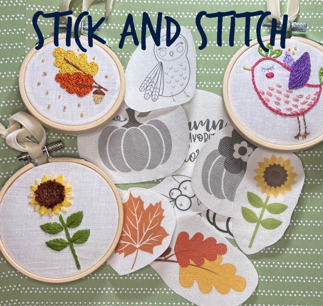 Fall Stick and Stitch