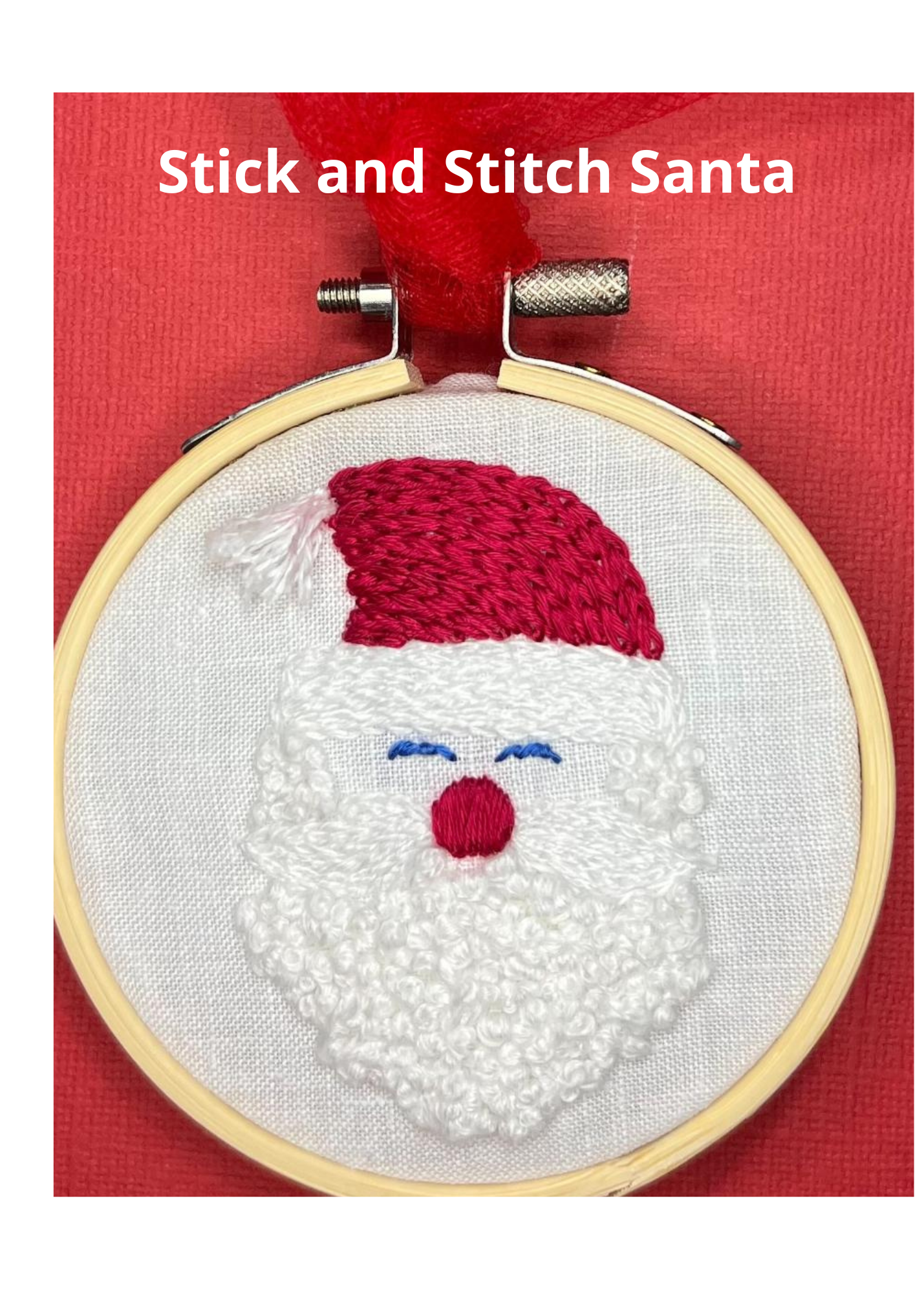 Santa Stick and Stitch