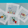 Under the Sea Cocktail Napkin Set of 4