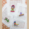 Mexican Cocktail Napkins Set of 4